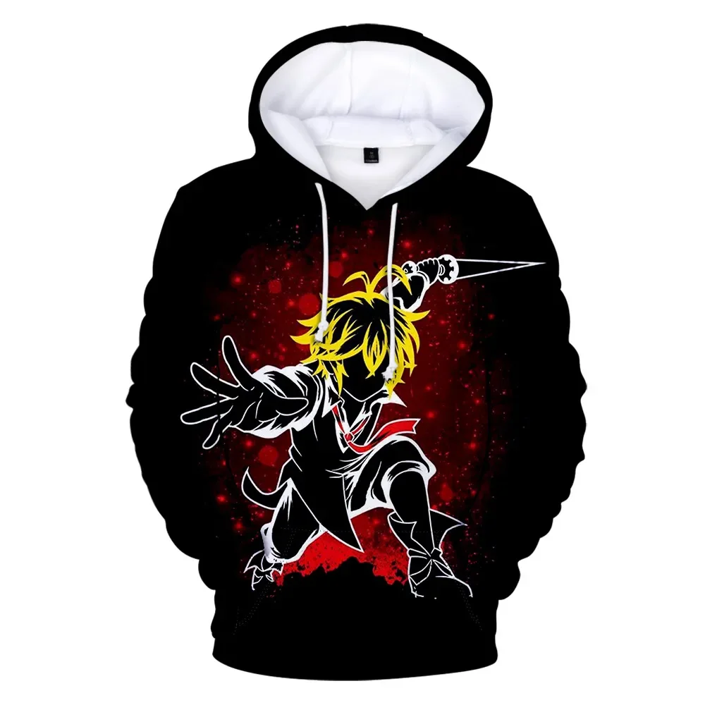 Suitable Autumn Hoodie 3D Comic The Seven Deadly Sins Hoodies Men Sweatshirts Women  Hot Hooded 3D boys girls Streetwear Hoodies