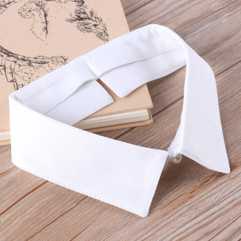 

Классический черный/белый воротник рубашка ложный воротник галстук винтажный съемный воротник ложный воротник лацкан блузка Топ для женщин/мужчин 1 шт.