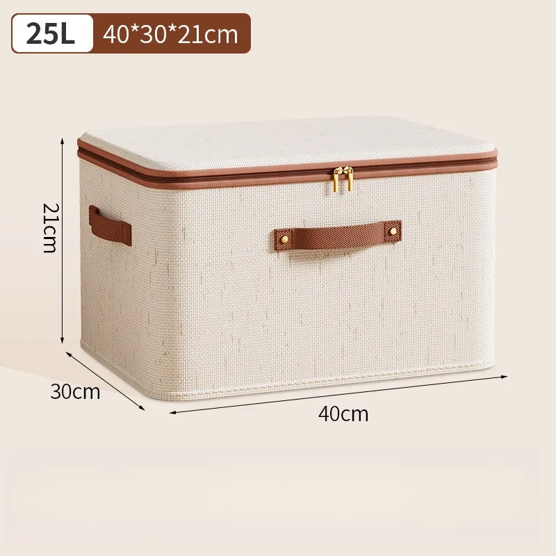 1Pcs Faltbare Organizer Lagerung Box Mit Deckel Große Kapazität Staubdicht Kleidung Organizer Hause Schrank Multi-funktionale Organizer – Detail 10