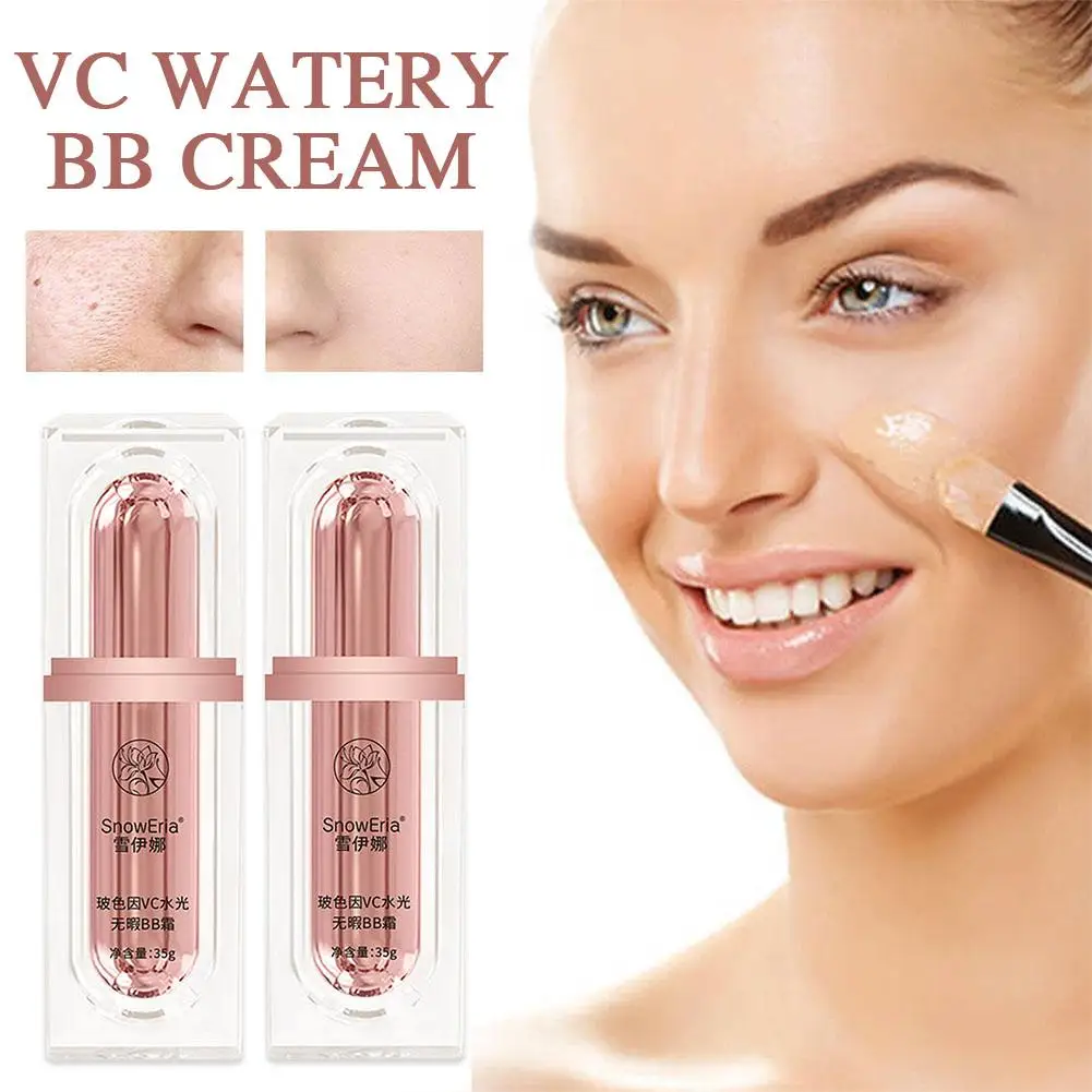 VC BB Cream Foundation Makeup Moist Waterproof Face Base Perfect Cover Korea Cosmetics Vitamin C Tone Up Cream 30g/35g/40ml 4