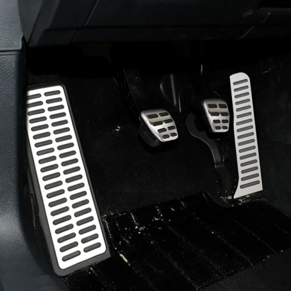 Car Gas Brake Rest Pedal Car Pedals For Volkswagen Vw Golf 5 6 MK5 MK6 Jetta MK5 Scirocco CC TIGUAN Toureg For Skoda Octavia A5 car pedals