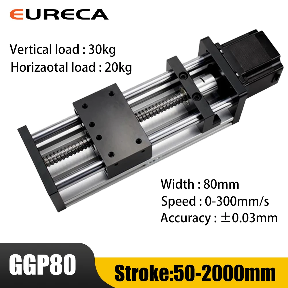 ElectricLinearRailGuideBallscrewSlideStagePrecisionCrossSlide