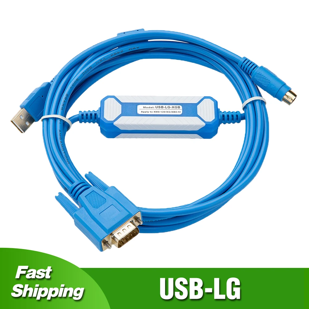 

USB-LG-XGB Programming Cable for Korea LG LS K120S K7M Series PLC XGB XGC XGM Data Download Line