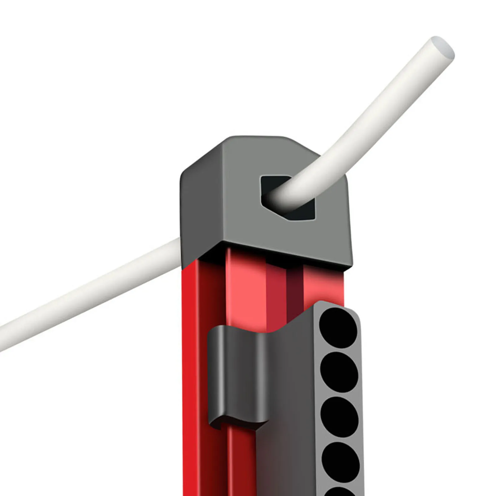 Drill Bit Organizer Wear Resist Aluminum Alloy 40 Slots Screwdriver Bit Organizer for Automotive Repair Electronic Maintenance