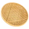 Fruits Basket Bamboo Woven Snack Plate Storage (large Size) Decorative Desktop Tray Manual Serving Food 2