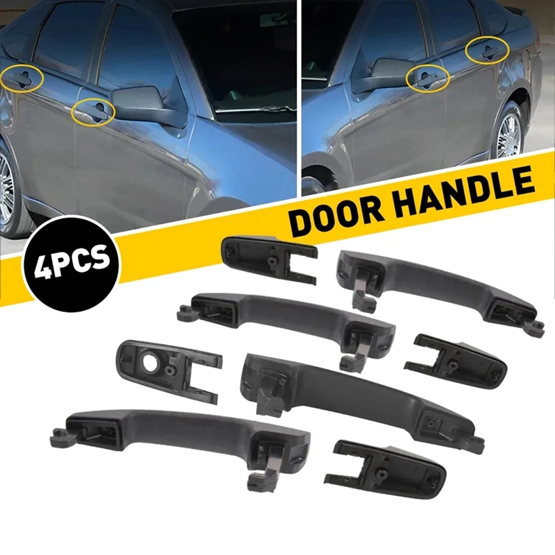 

4 шт./комплект, автомобильные ручки для Ford Focus 2008-2011 8S4Z-54218A14-AA