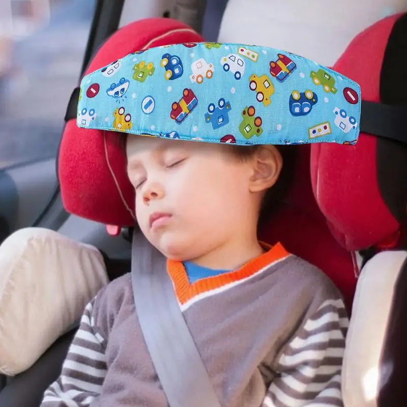 Baby Head Support Belt Car Seat Toddler Head Band Strap Headrest Children Belt Fastening Adjustable Sleep Safety Sleeping Pillows Car Accessories