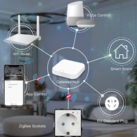 BSEED ZigBee Wall Sockets Funtion Part Power Smart Sockets Key Google Smart Life App Control Alexa Wireless Socket EU Standard - Image 3