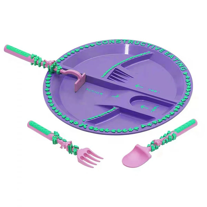 

Конструкция, садовая сказочная тарелка и посуда, детская настольная подставка, набор из 3 предметов, столовая посуда и набор тарелок