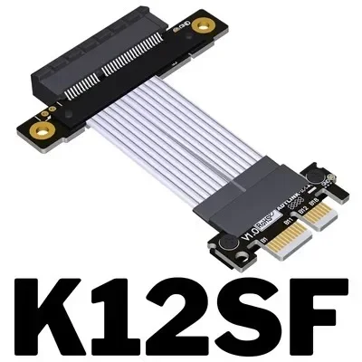 Jectse Cavo Riser PCIE 4.0 X16, 20 Cm, Flessibile E Schermato, Per RTX 4090 E RX 7900 XT, Retrocompatibile