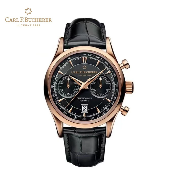 

Carl F.Bucherer Men's Watches Luxury Brand Quartz Wristwatches Quartz Movement Gifts Free Shipping Waterproof Watch for Men