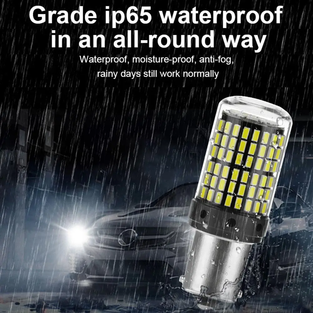 

1 шт P21W 1156 T20 3014 144smd 1157 автомобильная лампа для заднего хода