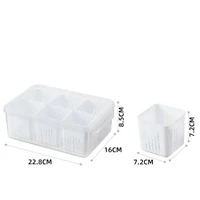 Boîte de conservation des aliments pour réfrigérateur, boîte de conservation des aliments, gingembre, ail, oignon, poivre, panier de vidange de fruits et légumes, organisateur de cuisine 6