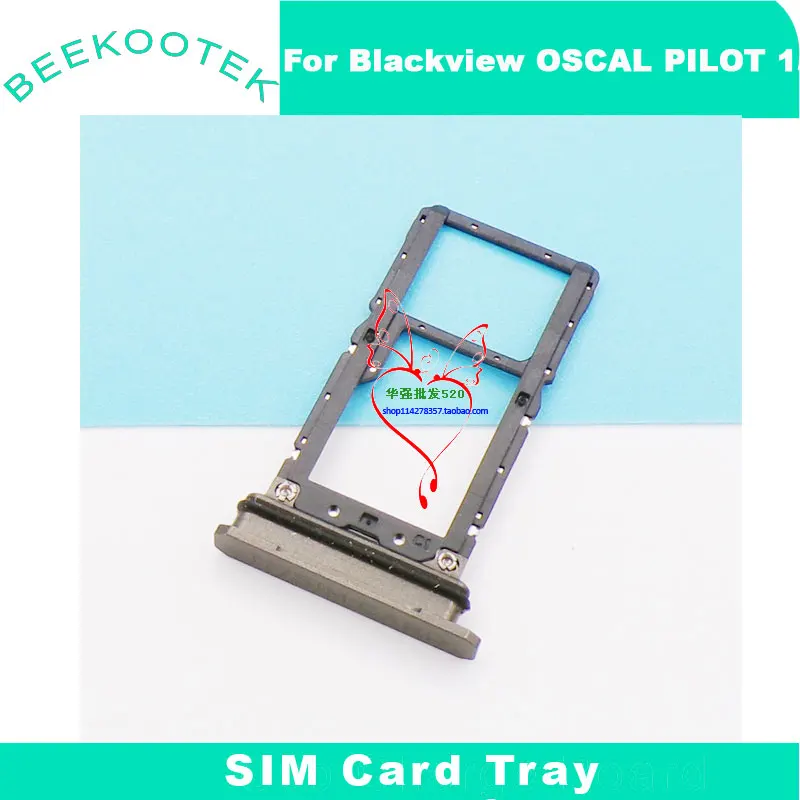 Enhanced SIM Card Tray Holder for Blackview Oscal Pilot Series - Black