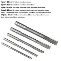 2.0-12mm HSS H7 Machine Reamer Set Straight Shank Milling Reamers Set Chucking Machine Cutter Tool 2
