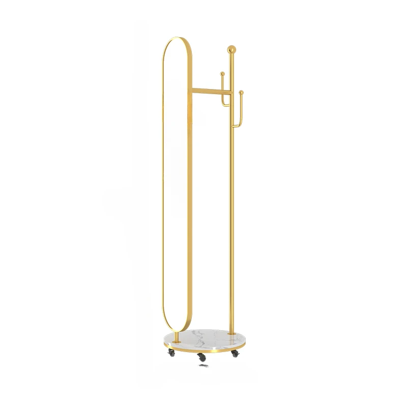 

Luxury Style Clothing Rack Nordic Space Saving Hanger Stand Hat Suit Hat Standing Entrance Hall Furniture