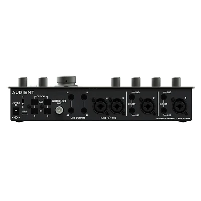 Audient-iD44 MKII 24out 오디오 인터페이스 USB 사운드 카드, 전문 사운드용 오디오 콘솔 마이크 프리앰프 4 개 포함