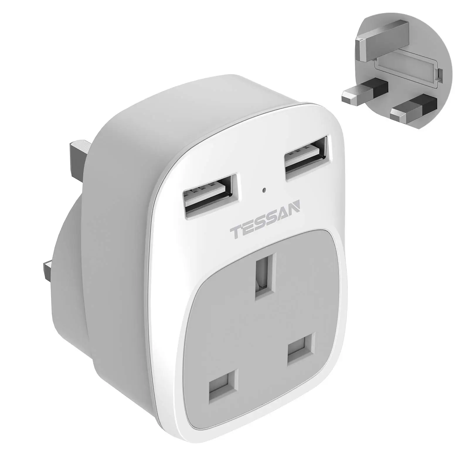 Tessan – Extension De Prise Murale Ue, Avec 3 Prises Ca Et 3 Ports Usb,  Adaptateur Électrique 5v 2,4 A, Protection Contre Les Surcharges, Pour La  Maison Et Le Bureau - Prise Électrique - AliExpress