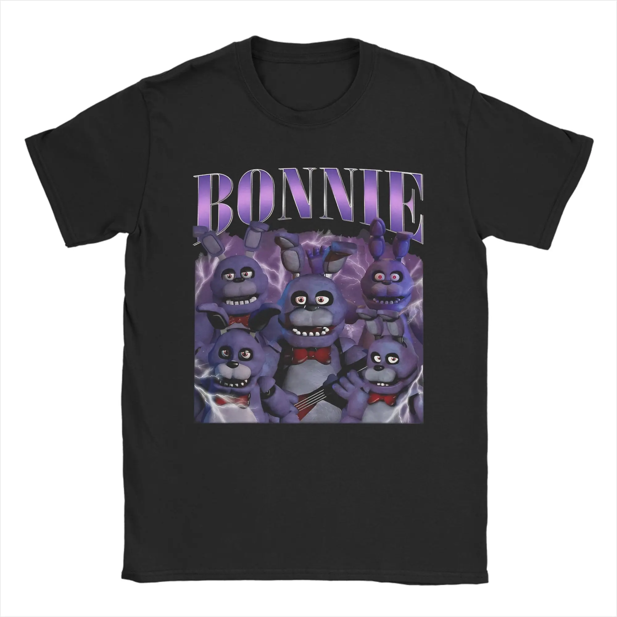 FNAF Meme Pure Cotton Casual Unisex T-Shirt - Round Neck Short Sleeve