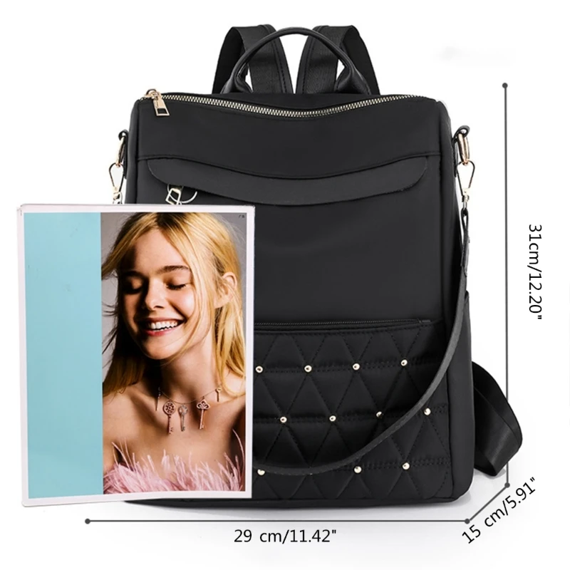 Schoolbag Double Strap Shoulder Bag Fashion Pack for Girl Women Student Bookbags
