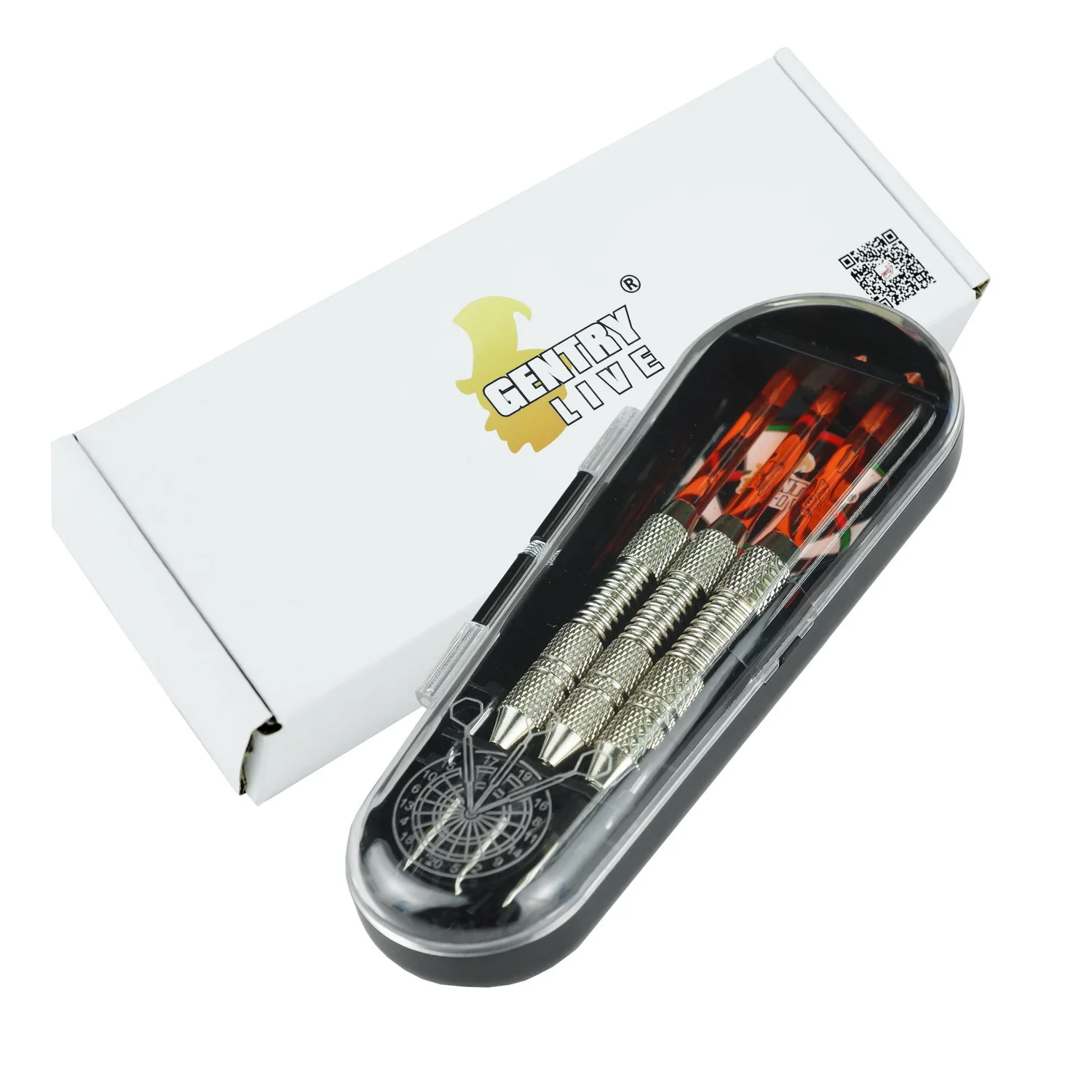 GENTRY LIVE Darts Needle Hard 80% Tungsten 23.5g Tournament Training Metal Darts Adult Professional Grade