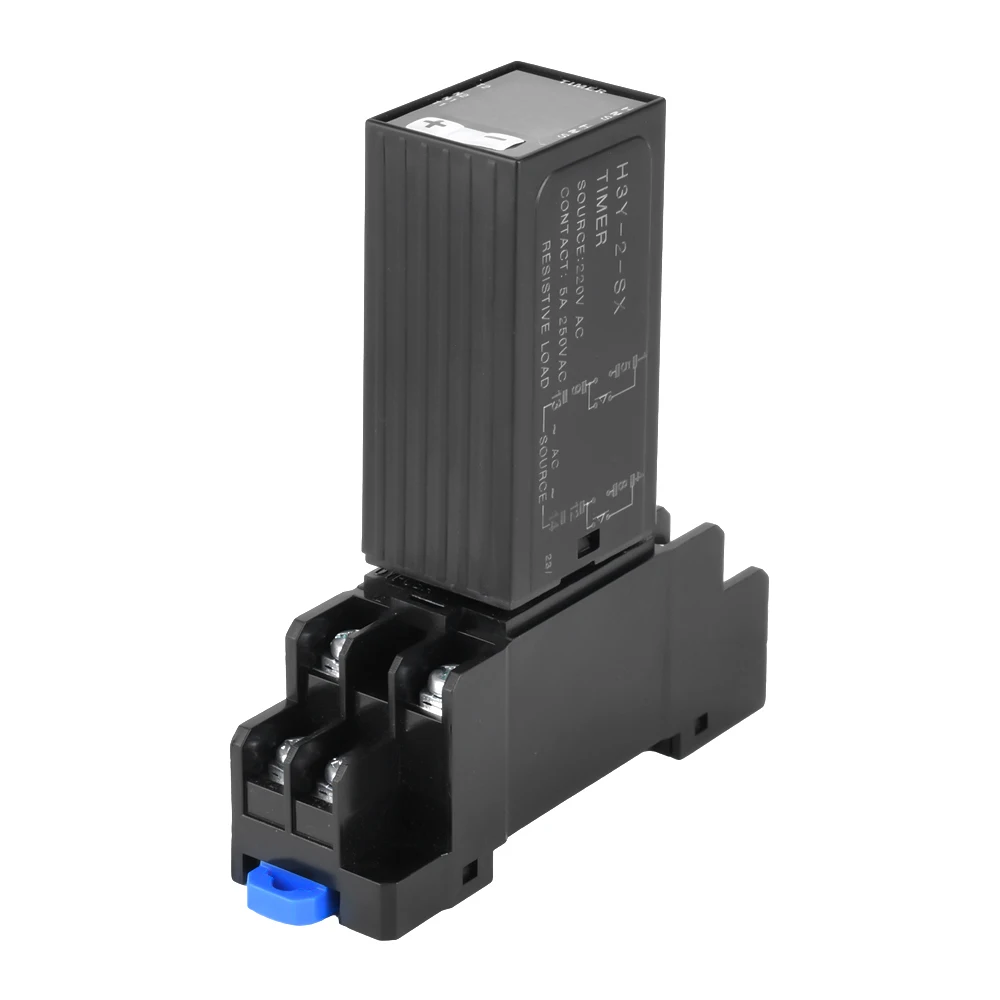 Power-On Delay Controller Dc 12V 24V Ac220V H3Y-2-Sz Display Digitale Timer Temporizzatore Relè Con Display Digitale Elettronico