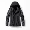 Men's Women's Waterproof Winter 3in1 Detach Camp Fish Hike Trekking Climb Ski Jackets Breathable Oversized 5XL Male Girl Coat 3