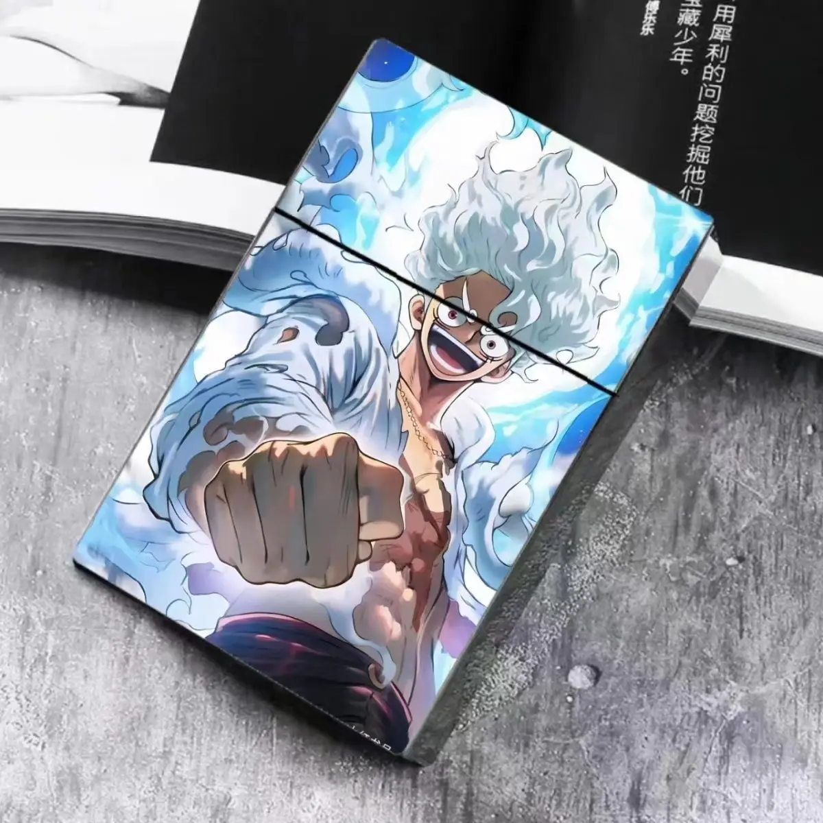 Premium One Piece Character Protective Cigarette Case - Dust & Drop-Proof, Sealed 20-Pack Holder