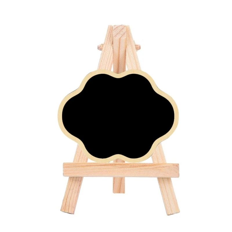 Tabletop Chalkboard Sign Desk Blackboard Table Number Sign Food Label Small Easel Photo Stand Wedding Baby Shower