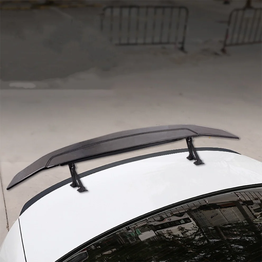

PINK AND BLUE Hot Selling Universal Light Carbon Fiber Hatchback Tail Trunk Wing Car Tuning GT Wing Racing Rear Spoiler