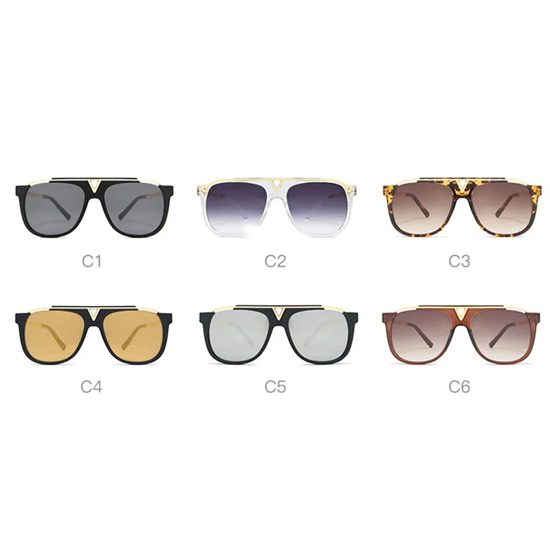 Wholesale L-V Z0936E Sunglasses In Black Gold Gradient Grey