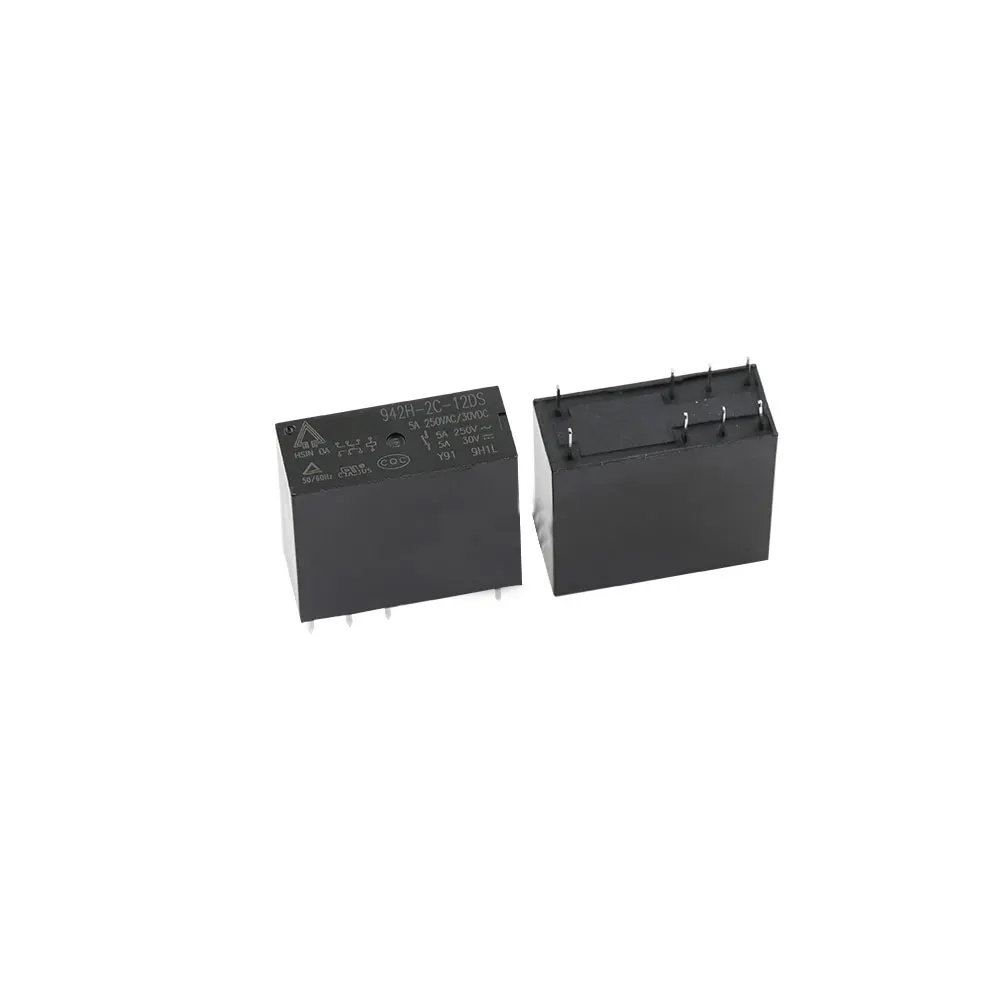 1pc HSINDA 943-1C-48DS Power Relay – 48VDC, 5-Pin, 12A 125VAC