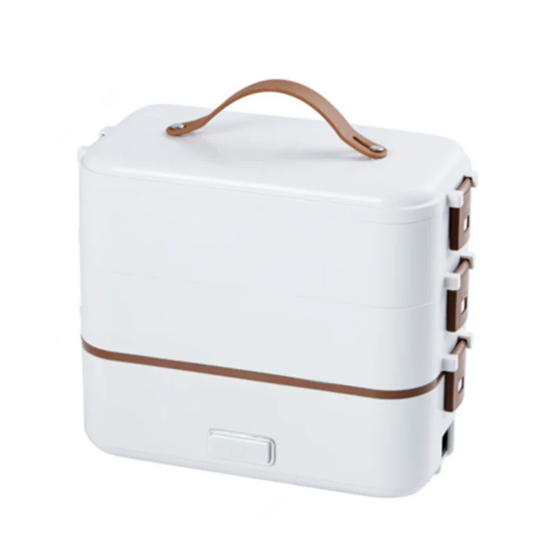 Portable Electric Lunch Box Rice Cooker Food Warmer Heater And Home Electric LBento Box Convenient Life 20 rolls of multi function sticky tabs convenient page markers portable book tabs highlight tapes