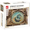 36*50.8cm Paper Jigsaw Puzzle 500pcs Astronomical Clock Street Scenery Landscape Painting Creative Stress Relief Christmas Gifts 1