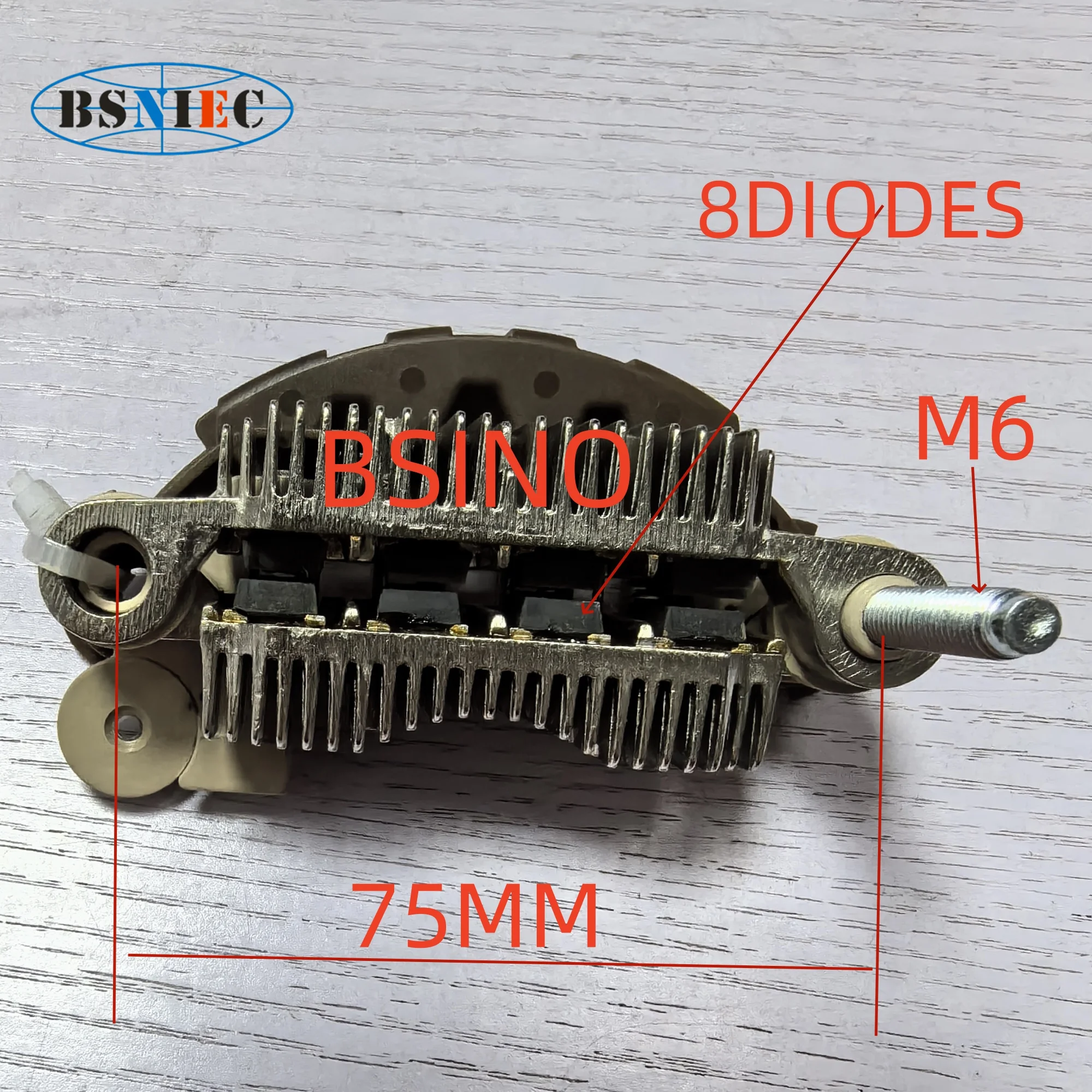 ALTERNATOR GENERATOR DIODES BRIDGE PLATE RECTIFIER B1-M7540 75MM FOR MITSUBISHI SUZUKI ALTERNATOR