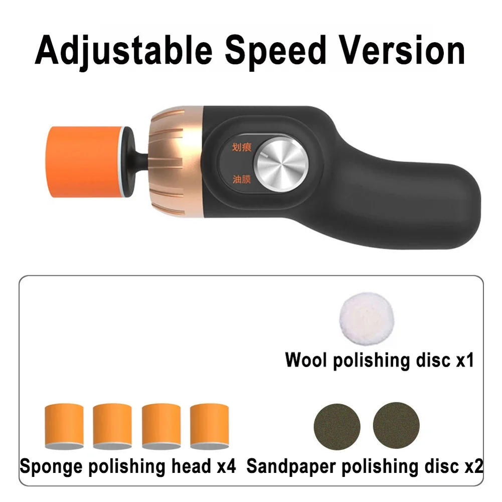 Mini Polishing Machine 8000RPM Electric Waxer Polisher Sanding Waxing Machine Electric Beauty Scratch Remover Car Maintenance