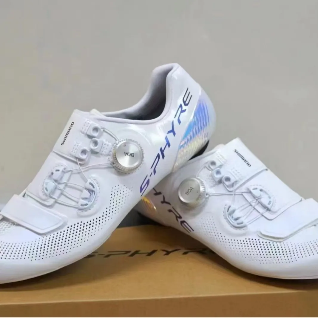 シマノ S-PHYRE(SH-RC903PWR) ホワイト スタンダード SPD-SL シューズ