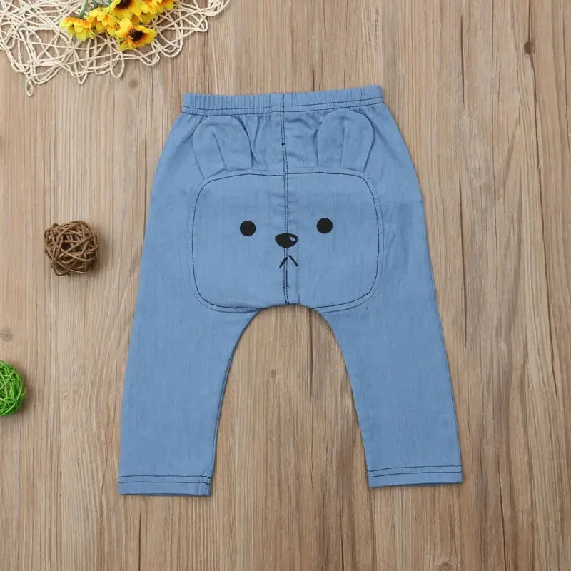 Spring and Autumn Kids Clothing Casual Jeans Pants Children Clothing Baby Girls Denim Harem Pants Girls' Jeans