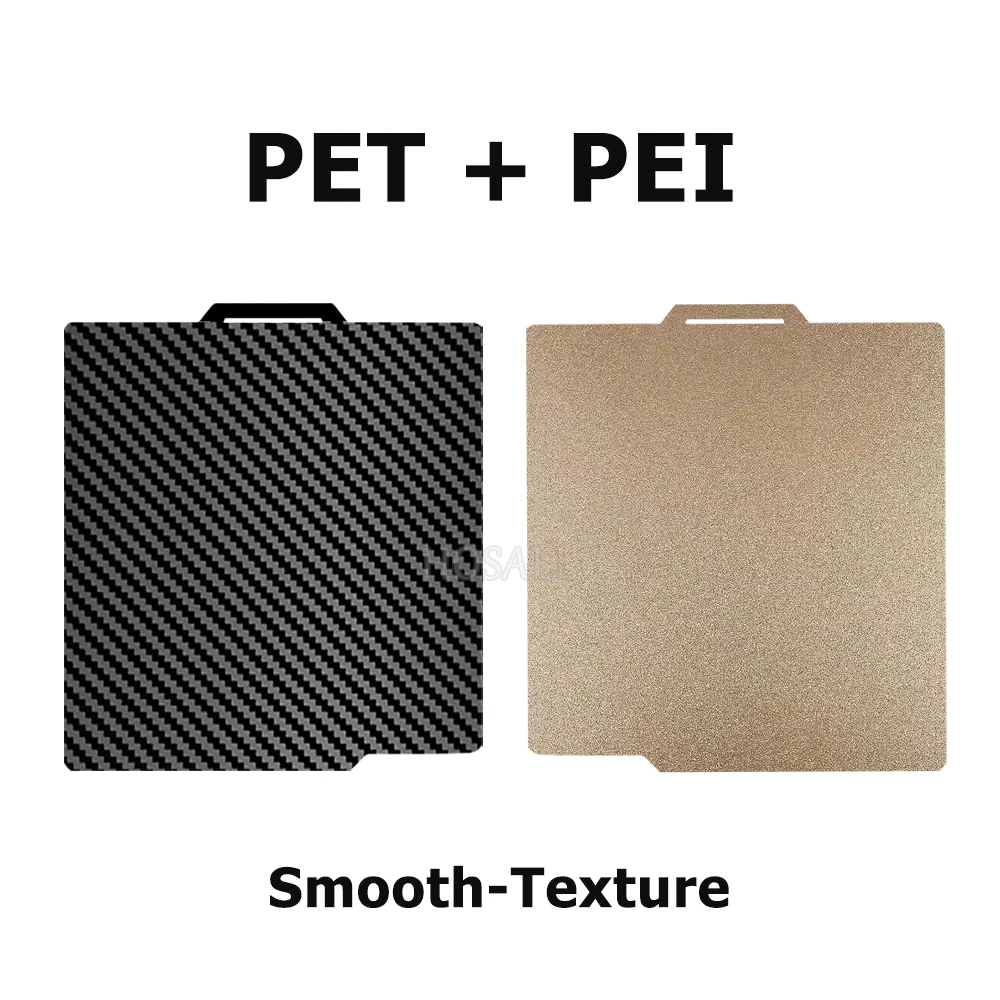 Enhanced PEI Double-Sided Textured and Smooth Plate - No Glue Needed, Warp-Free & Strong Adhesion