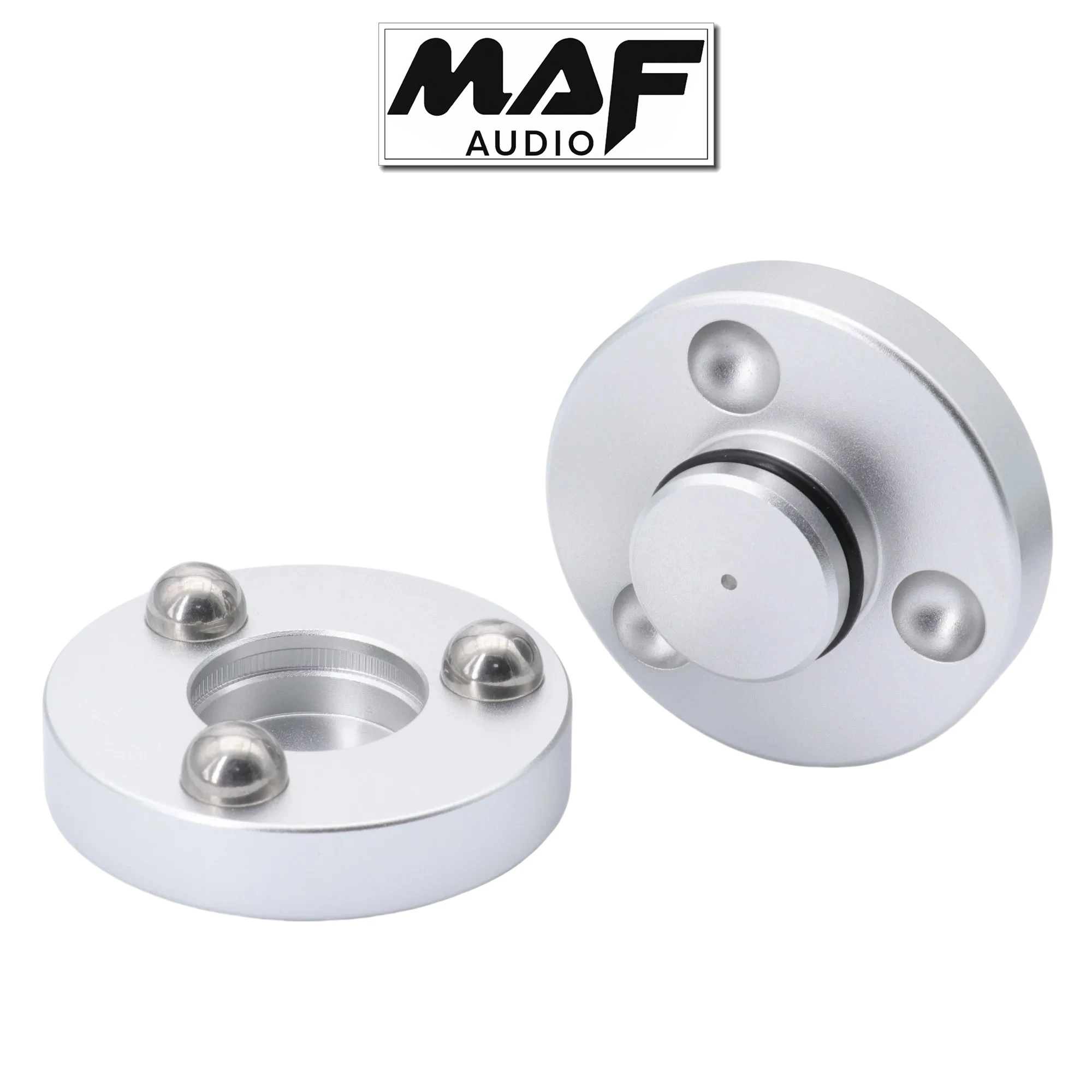 4pcs 45mm M8 알루미늄 합금 오디오 앰프 CD DAC 스피커 베이스 충격 흡수기 발 패드 고음질