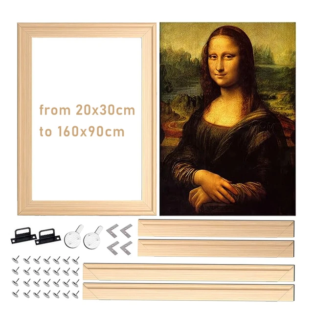 New 30x40 Diamond Painting Oil Painting Hanging Frame Cloth Photo Frame  Painting Canvas Poster Frame Canvas Picture Frame Art - AliExpress