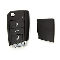 ที่ดีที่สุด KEY3 ปุ่มดัดแปลงพับรีโมทกุญแจรถ Keyless สําหรับ Volkswagen VW Golf 7 GTI MK7 Skoda Octavia A7 ที่นั่ง 6