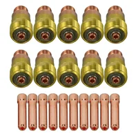 20pcs TIG Gas Lens 17GL332 10N24S 3/32 &TIG Collet Kit DB SR WP 17 18 26 Durable Tig Welding Torch Weld Consumables 2