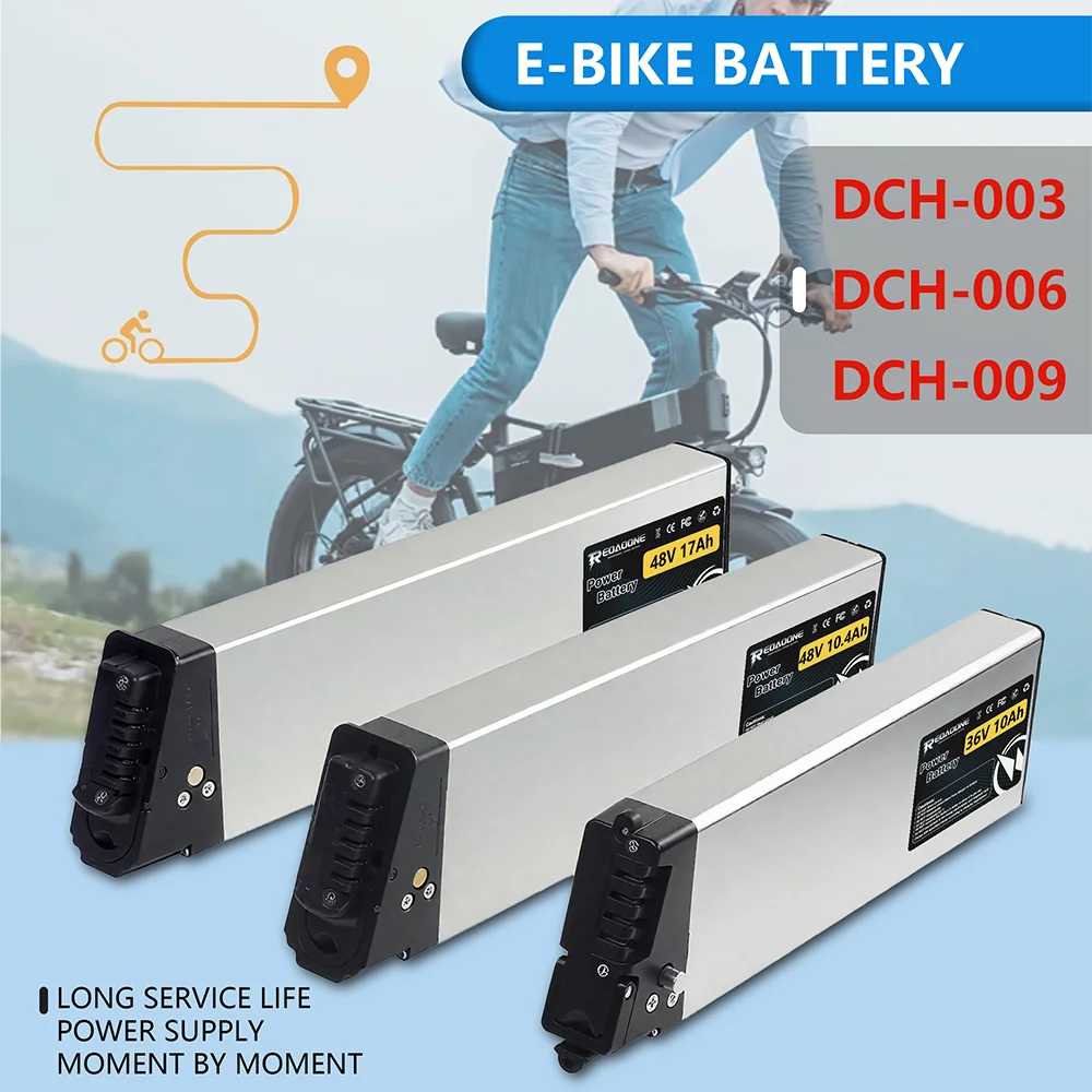 48V 17Ah 15Ah 12.8Ah 10.4Ah 36V 10Ah 12Ah 15Ah 52V 12.5Ah 17Ah DCH-003 DCH-006 DCH-009 350W~1000W Motor battery