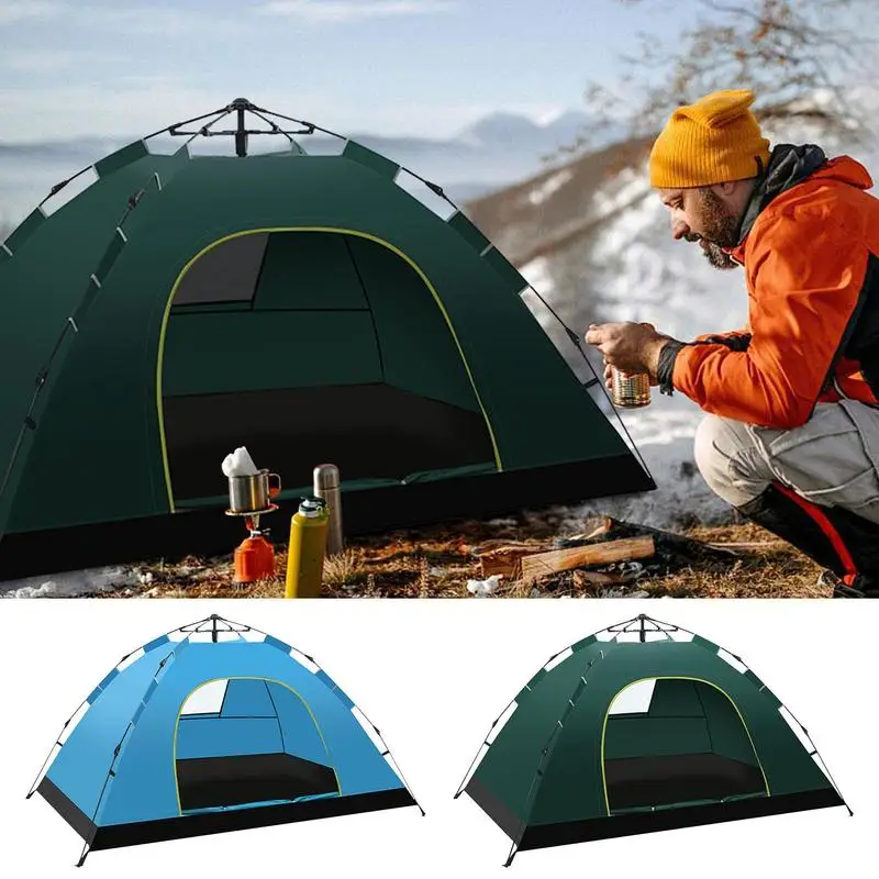 Pop Up Tent 1-2 Person Camping Tent Easy Instant Setup Protable Backpacking Sun Shelter For Travelling Hiking Field Camping camping tent portable tent