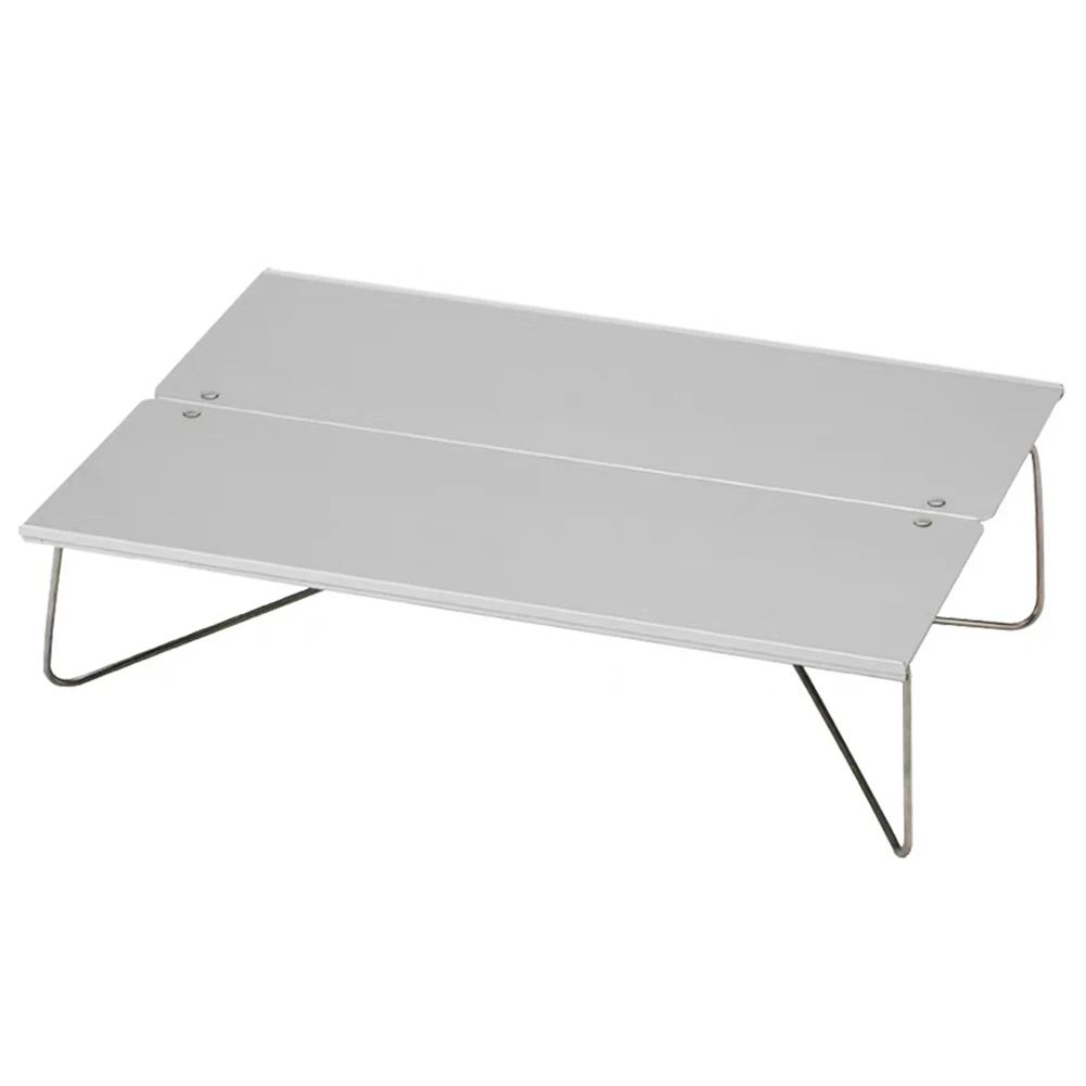 

Aluminum Alloy Camping Table Foldable and Lightweight Design Ideal for Outdoor Camping Picnics Fishing and Barbecue