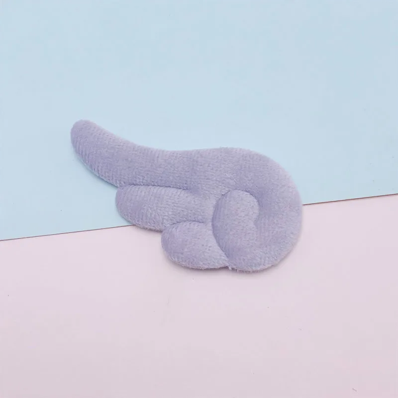 42Pcs 7,6x4CM Filz Engel Flügel Gepolsterte Applikationen Für Kinder Hut Nähen DIY Stirnband Haar Clip Zubehör patches – Detail 10