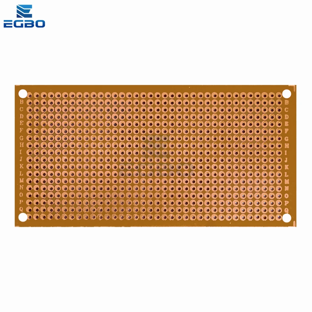 1PCS 5×10cm 범용 솔더리스 프로토타입 PCB: 조인트 구멍이 있는 단면 주석 도금 구리 플레이트 - DIY 프로젝트에 이상적