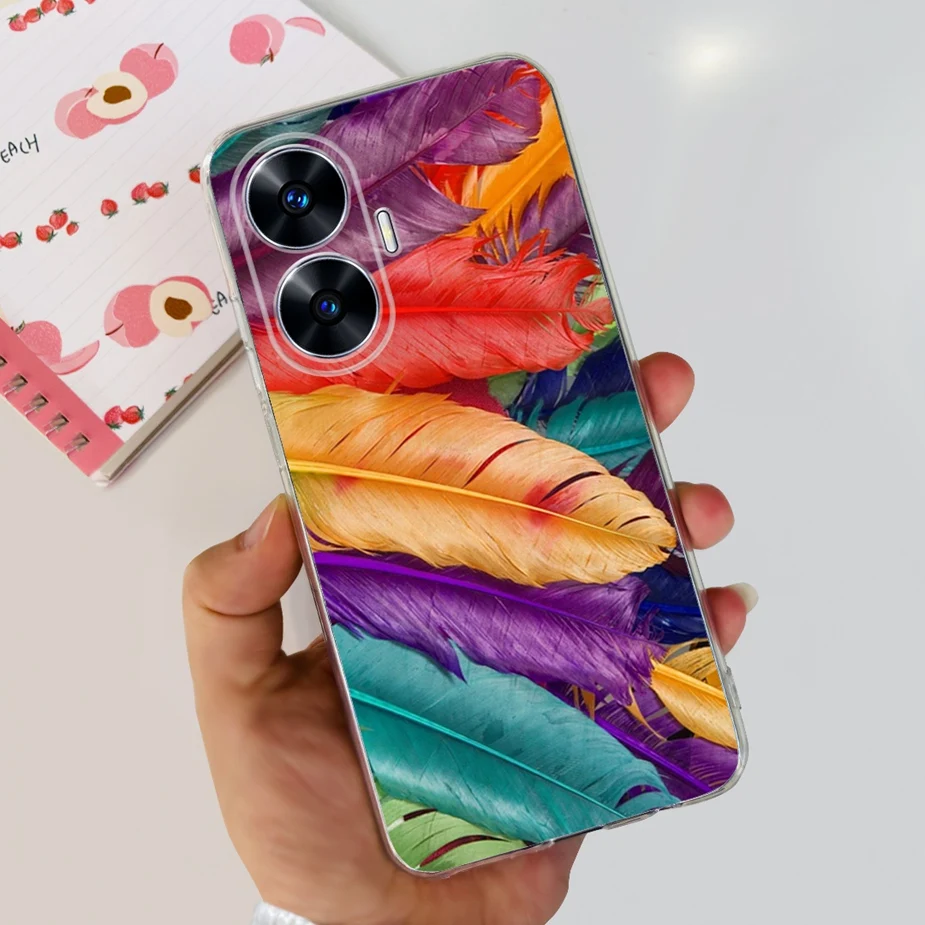 Cute Cosmonaut Painted Soft TPU Phone Case - Stylish Back Cover  Capa
