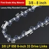 Enhanced Cutting Efficiency 8 Inch Chainsaw Chain with 33 DL 3/8" Low Pitch 0.050" Thick Guide Tooth Electric Saws Charging Saw 4